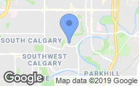 Map of Garrison Woods, AB