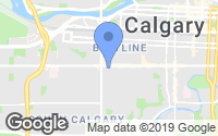 Map of Garrison Woods, AB