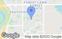 Map of Garrison Woods, AB