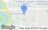 Map of Garrison Woods, AB
