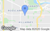 Map of Garrison Woods, AB