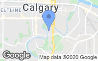 Map of Garrison Woods, AB