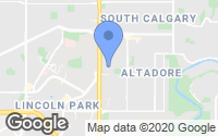 Map of Garrison Woods, AB