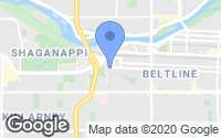 Map of Garrison Woods, AB