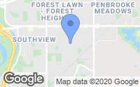 Map of Garrison Woods, AB